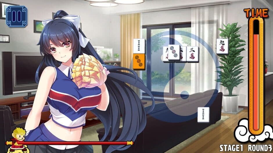 Скриншот 4 из Pretty Girls Mahjong Solitaire: Blue