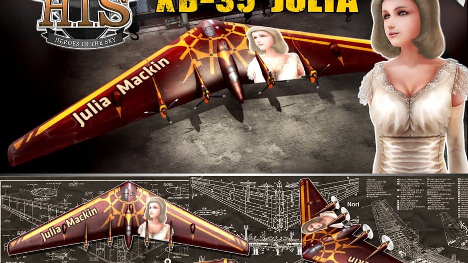 Скриншот 5 из HIS: Heroes in the Sky - XB-35 Julia Mackin Pack