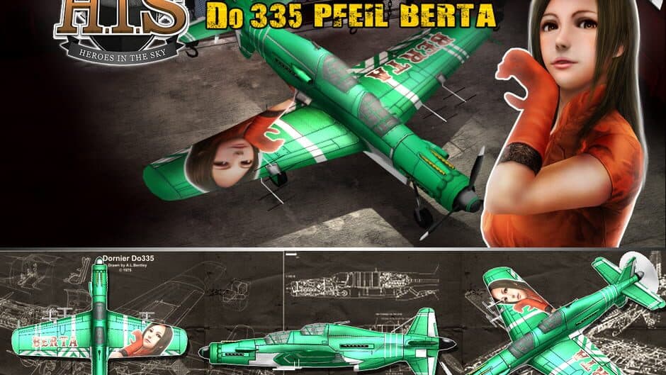 Скриншот 6 из HIS: Heroes in the Sky - Do335 Berta Hildebrand Pack
