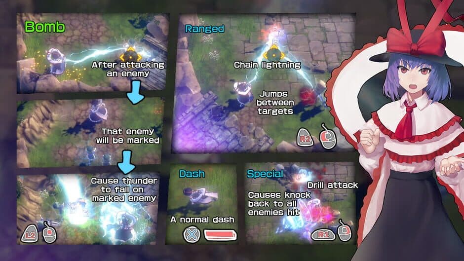 Скриншот 2 из The Disappearing of Gensokyo: Kogasa, Iku Character Pack