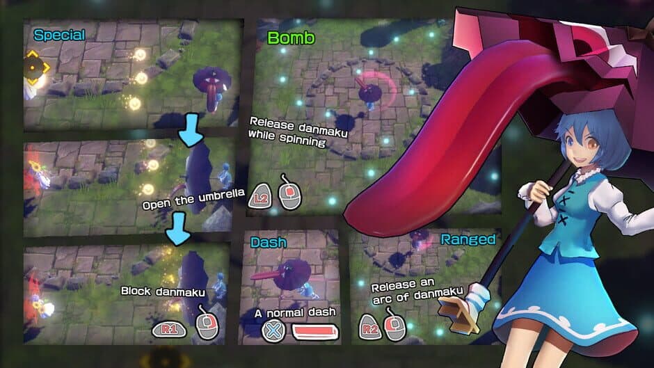Скриншот 5 из The Disappearing of Gensokyo: Kogasa, Iku Character Pack