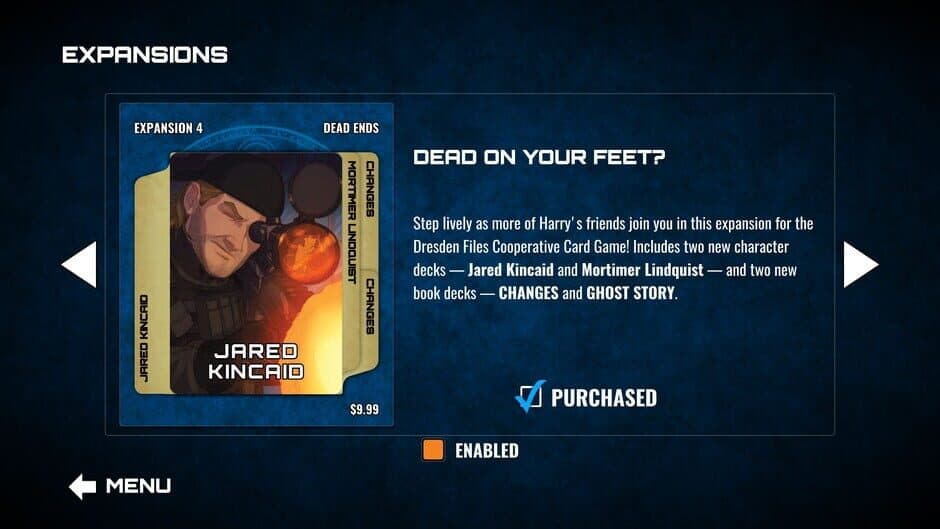 Скриншот 1 из Dresden Files Cooperative Card Game: Dead Ends