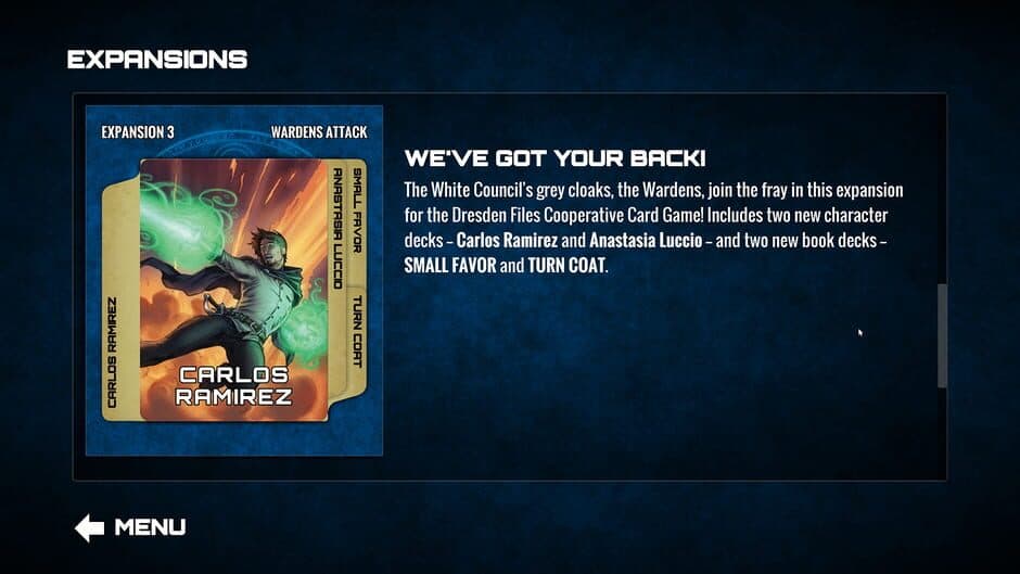 Скриншот 4 из Dresden Files Cooperative Card Game: Wardens Attack