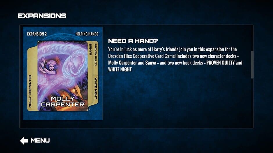 Скриншот 1 из Dresden Files Cooperative Card Game: Helping Hands