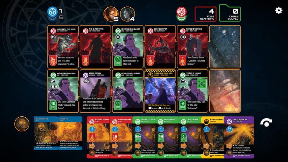 Скриншот 1 из Dresden Files Cooperative Card Game: Ra Crossover