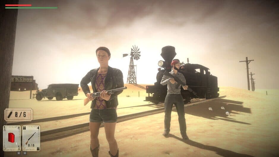 Скриншот 2 из Gunslingers of the Wasteland vs. The Zombies from Mars