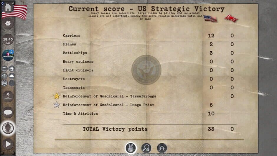 Скриншот 5 из Carrier Battles 4 Guadalcanal: Advanced Fog of War in the Pacific