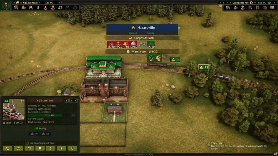 Скриншот 1 из Railroad Corporation: Civil War