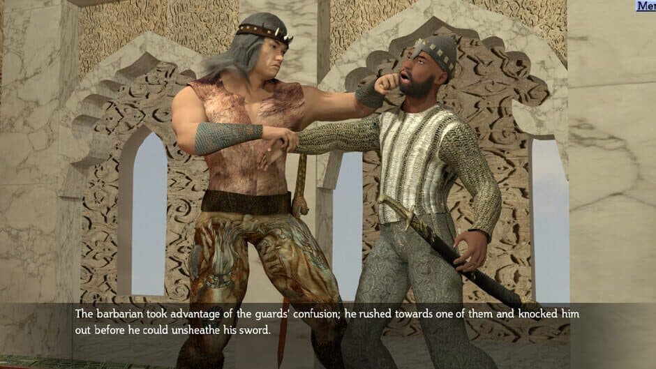 Скриншот 2 из Non-Linear Text Quests: The Barbarian and the Subterranean Caves