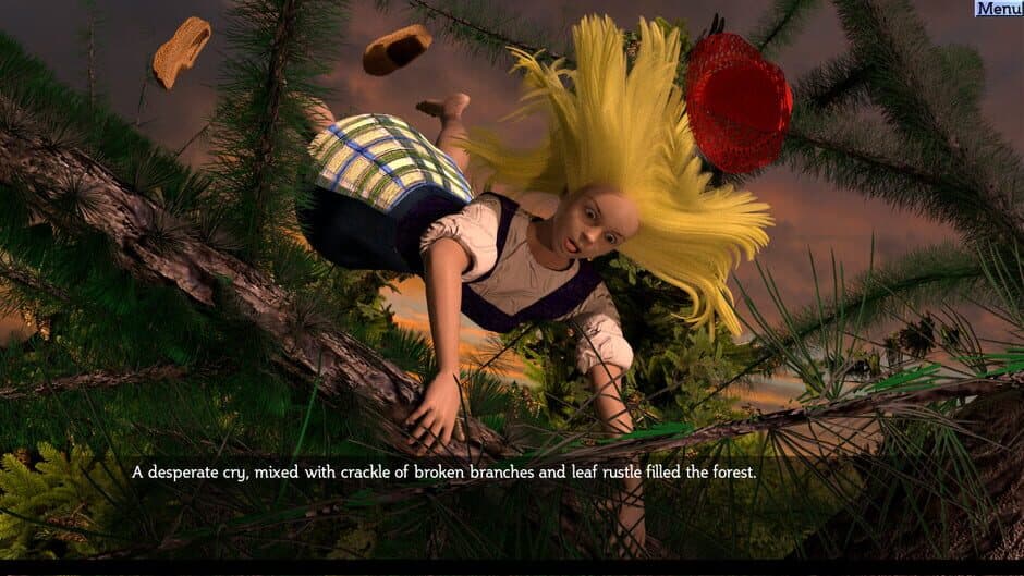 Скриншот 2 из Non-Linear Text Quests: Return of Red Riding Hood Enhanced Edition