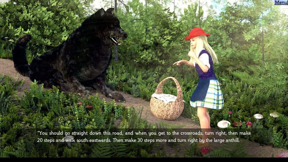 Скриншот 9 из Non-Linear Text Quests: Return of Red Riding Hood Enhanced Edition