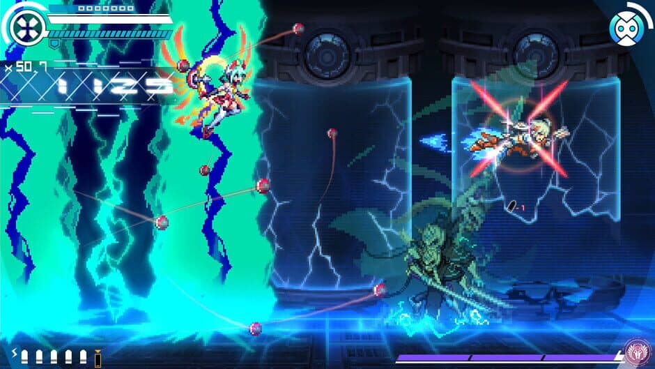 Скриншот 2 из Gunvolt Chronicles: Luminous Avenger iX - Extra Mission: "VS ???"