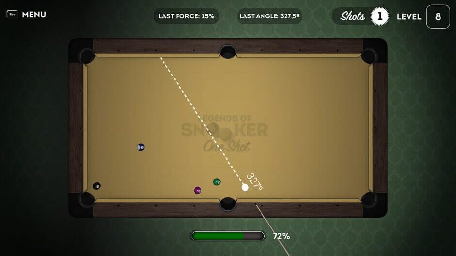 Скриншот 2 из Legends of Snooker: One Shot