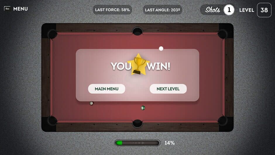 Скриншот 1 из Legends of Snooker: One Shot