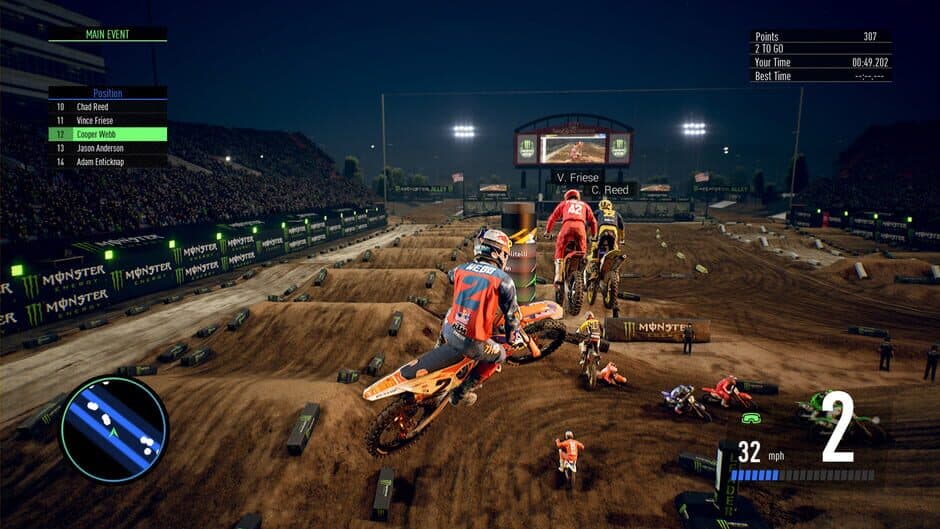 Скриншот 1 из Monster Energy Supercross: The Official Videogame 3 - Monster Energy Cup