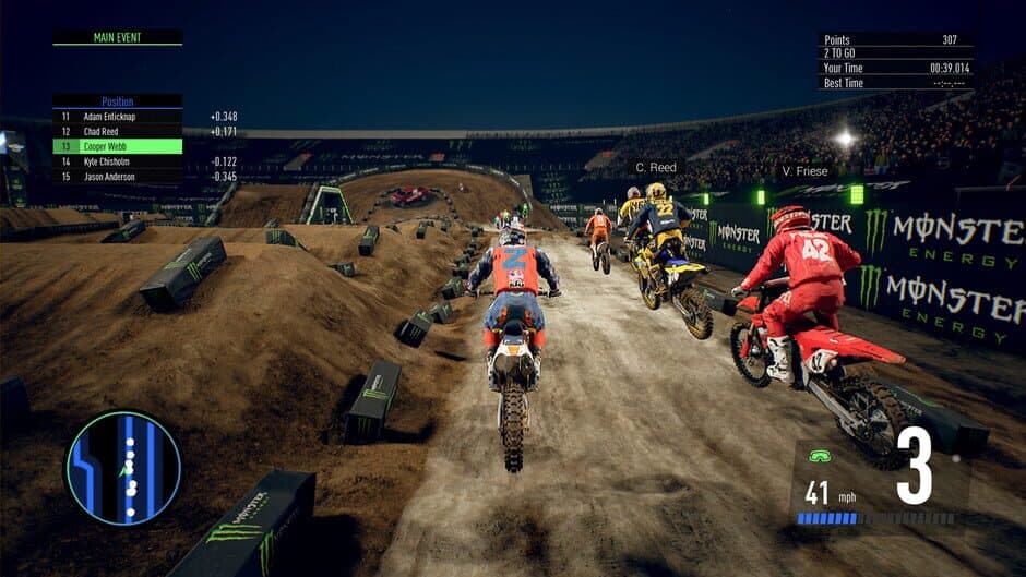 Скриншот 10 из Monster Energy Supercross: The Official Videogame 3 - Monster Energy Cup