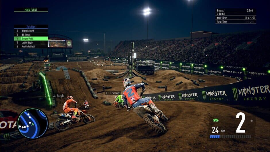 Скриншот 7 из Monster Energy Supercross: The Official Videogame 3 - Monster Energy Cup