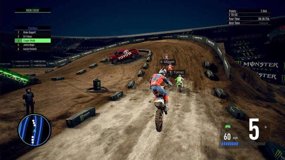 Скриншот 6 из Monster Energy Supercross: The Official Videogame 3 - Monster Energy Cup