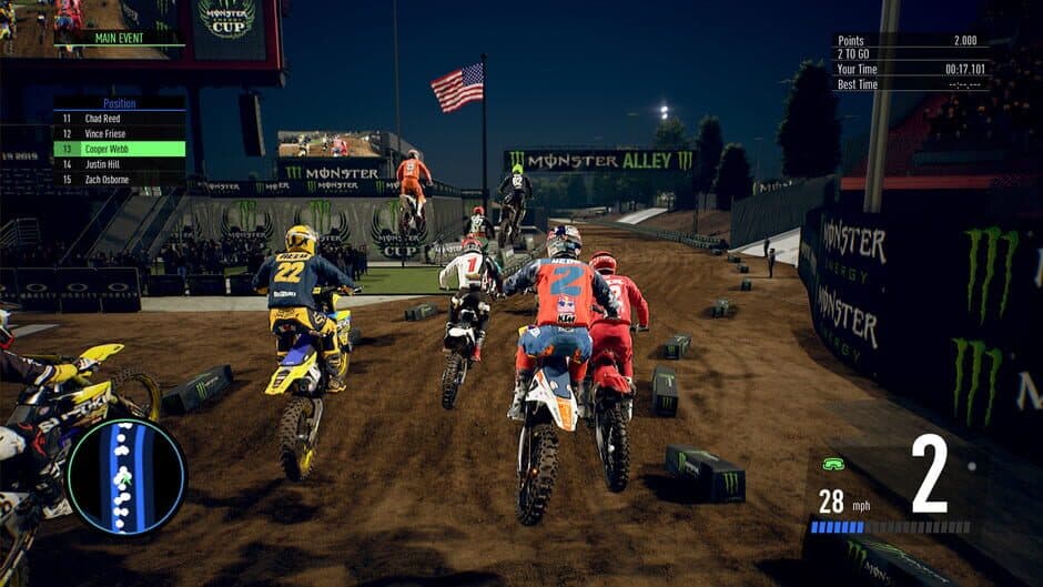 Скриншот 4 из Monster Energy Supercross: The Official Videogame 3 - Monster Energy Cup