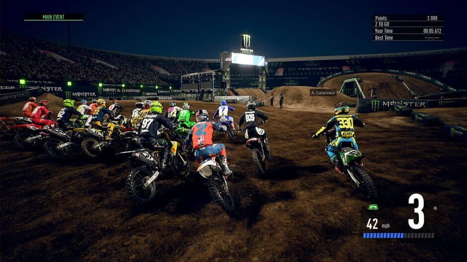 Скриншот 3 из Monster Energy Supercross: The Official Videogame 3 - Monster Energy Cup