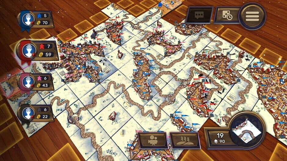 Скриншот 4 из Carcassonne: The Official Board Game - Winter and Gingerbread Man