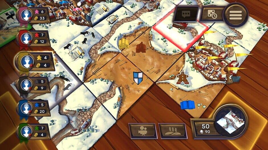 Скриншот 3 из Carcassonne: The Official Board Game - Winter and Gingerbread Man