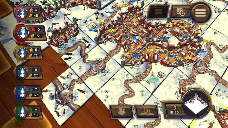 Скриншот 2 из Carcassonne: The Official Board Game - Winter and Gingerbread Man