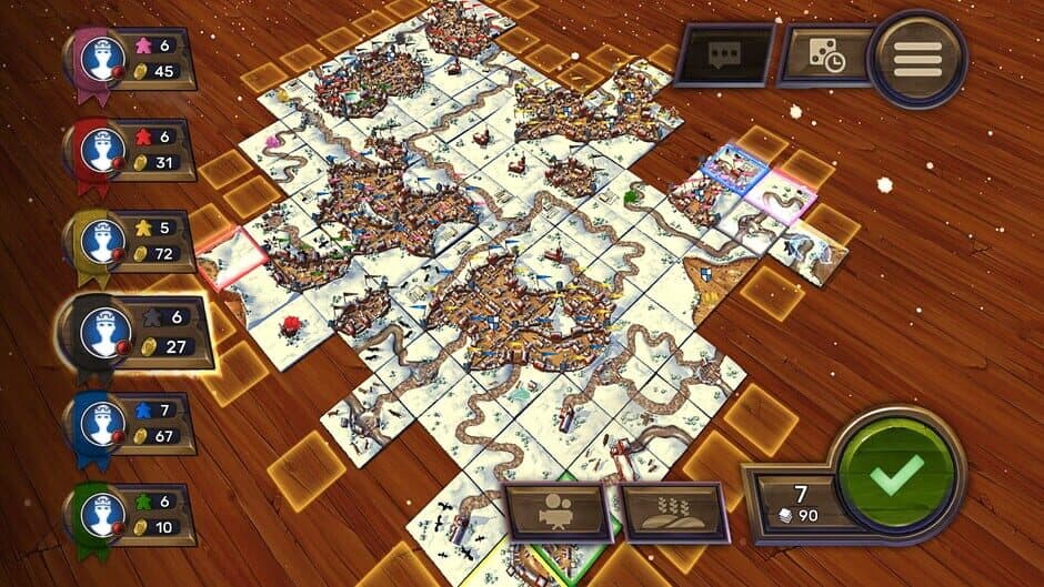 Скриншот 1 из Carcassonne: The Official Board Game - Winter and Gingerbread Man