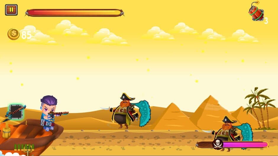Скриншот 3 из Captain vs. Sky Pirates: Pyramids