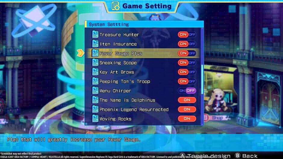 Скриншот 2 из Superdimension Neptune vs. Sega Hard Girls: Fever Gauge Plus