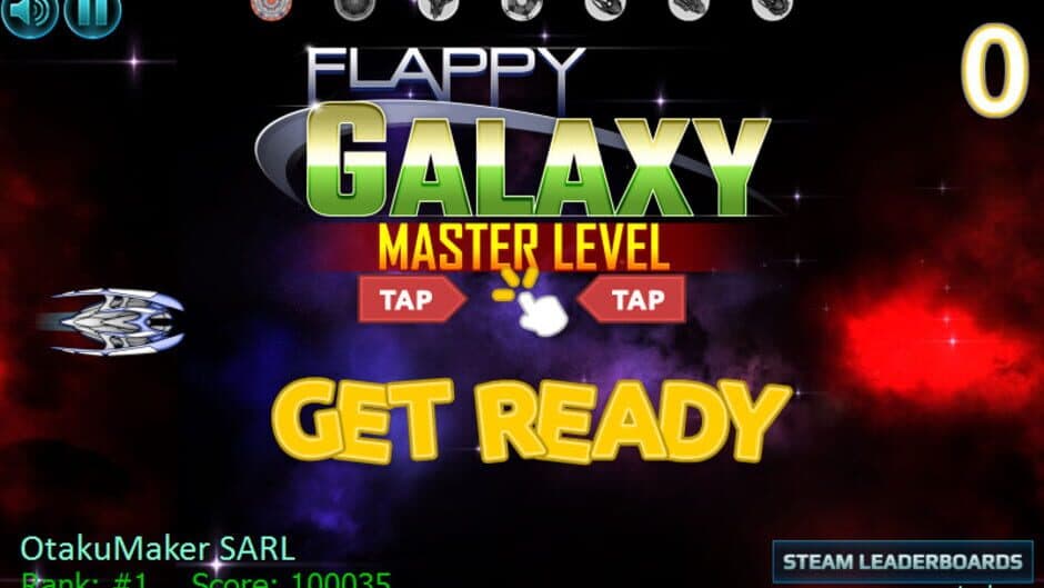 Скриншот 1 из Flappy Galaxy: Master Level