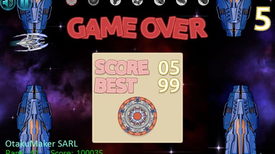 Скриншот 2 из Flappy Galaxy: Master Level