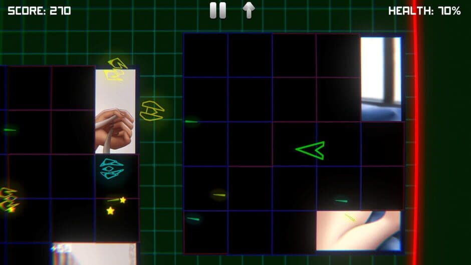 Скриншот 4 из Synthwaifu: Neon Space Fighter
