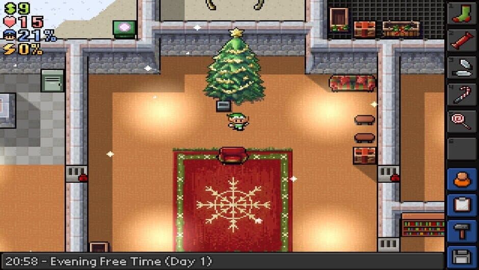 Скриншот 1 из The Escapists: Santa's Sweatshop