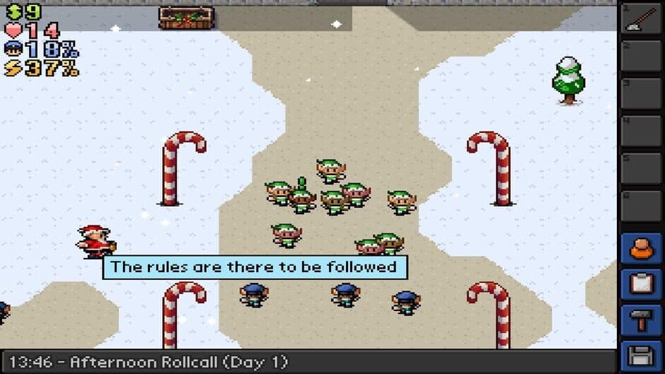 Скриншот 7 из The Escapists: Santa's Sweatshop