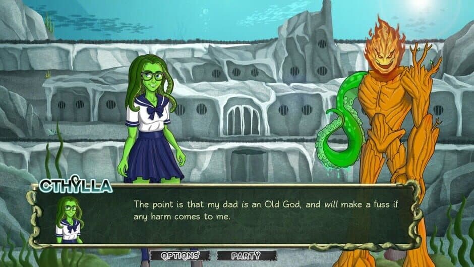 Скриншот 5 из Mythos Ever After: A Cthulhu Dating Sim