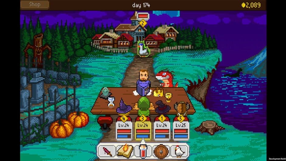 Скриншот 1 из Knights of Pen and Paper: Haunted Fall