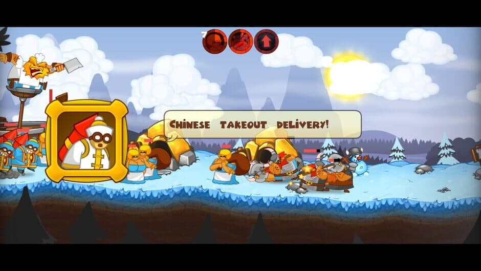Скриншот 2 из Swords & Soldiers: Super Saucy Sausage Fest