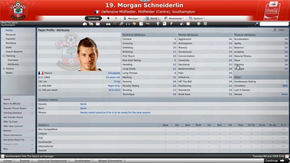 Скриншот 1 из Football Manager 2009