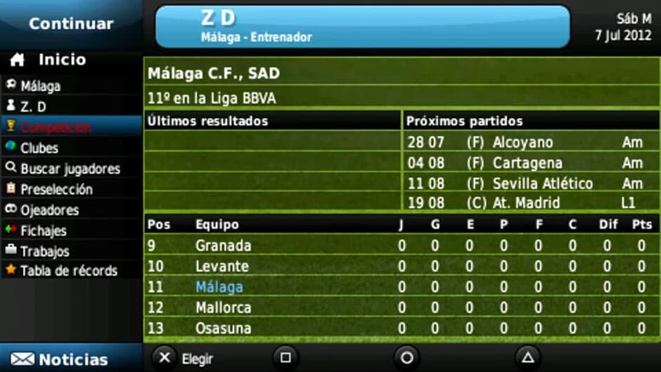 Скриншот 1 из Football Manager Handheld 2013