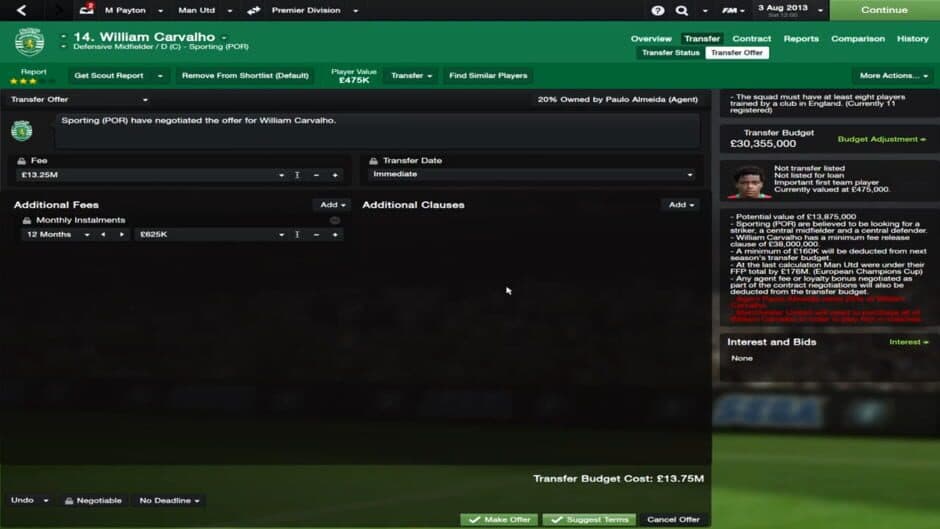 Скриншот 1 из Football Manager 2014