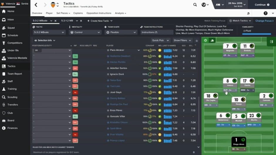 Скриншот 2 из Football Manager 2016