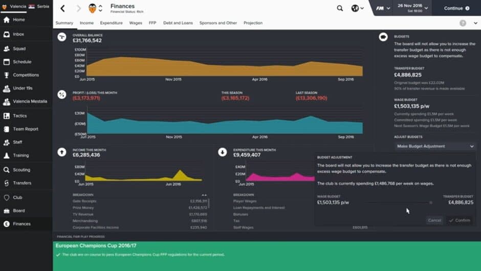 Скриншот 3 из Football Manager 2016