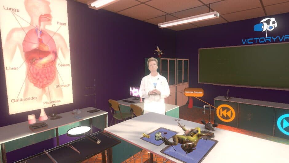 Скриншот 1 из Dissection Simulator: Frog Edition
