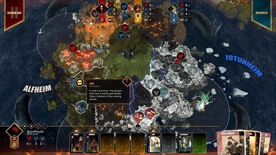 Скриншот 2 из Blood Rage: Digital Edition - Gods of Asgard