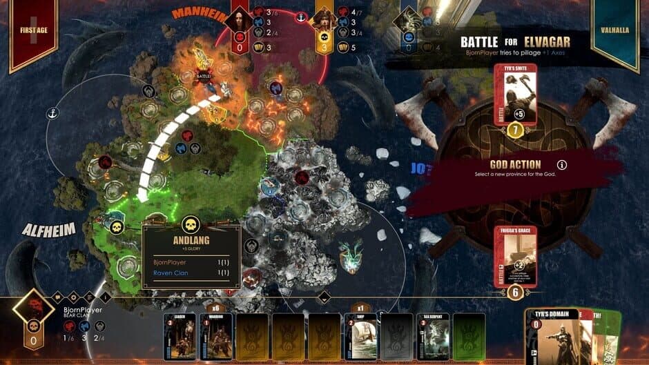 Скриншот 4 из Blood Rage: Digital Edition - Gods of Asgard