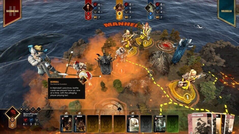 Скриншот 5 из Blood Rage: Digital Edition - Gods of Asgard