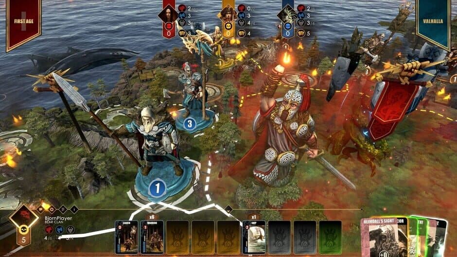 Скриншот 6 из Blood Rage: Digital Edition - Gods of Asgard