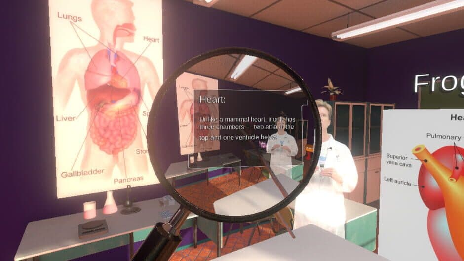Скриншот 5 из Dissection Simulator: Frog Edition