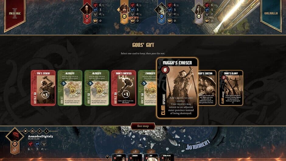 Скриншот 1 из Blood Rage: Digital Edition - Mystics of Midgard